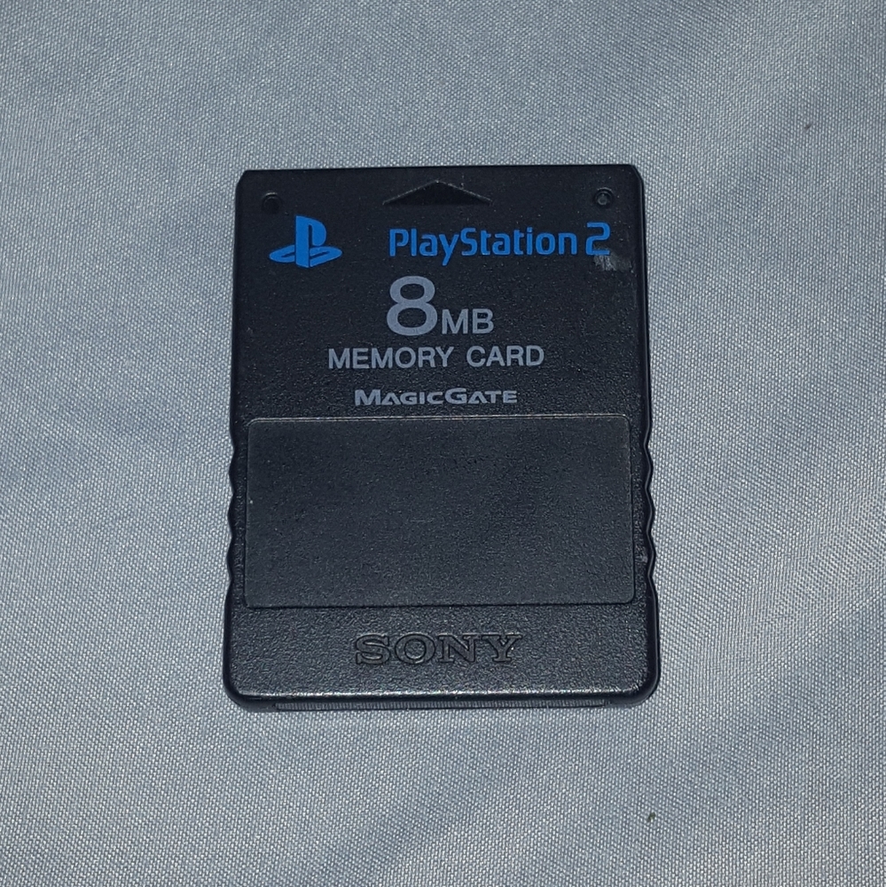 OEM MagicGate Black Sony PS2 8MB Memory Card